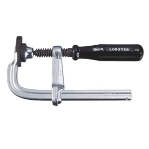 Cảo kẹp chữ F tay cầm gỗ Lobster WF105A WF155A WF205A WF255A WF305A WF405A độ mở 100-400mm Hàng Chính Hãng Made in Japan